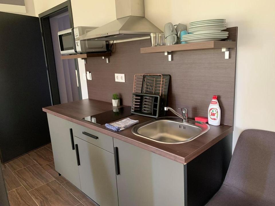 Balkon Apartmanhaz Panzio 巴拉顿菲赖德 外观 照片